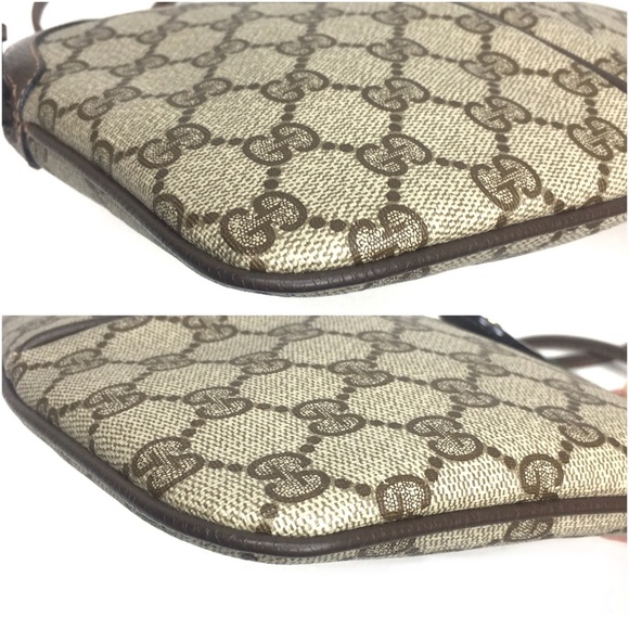 Authentic Gucci crossbody bag brown monogram coated canvas - Picture 14 of 15